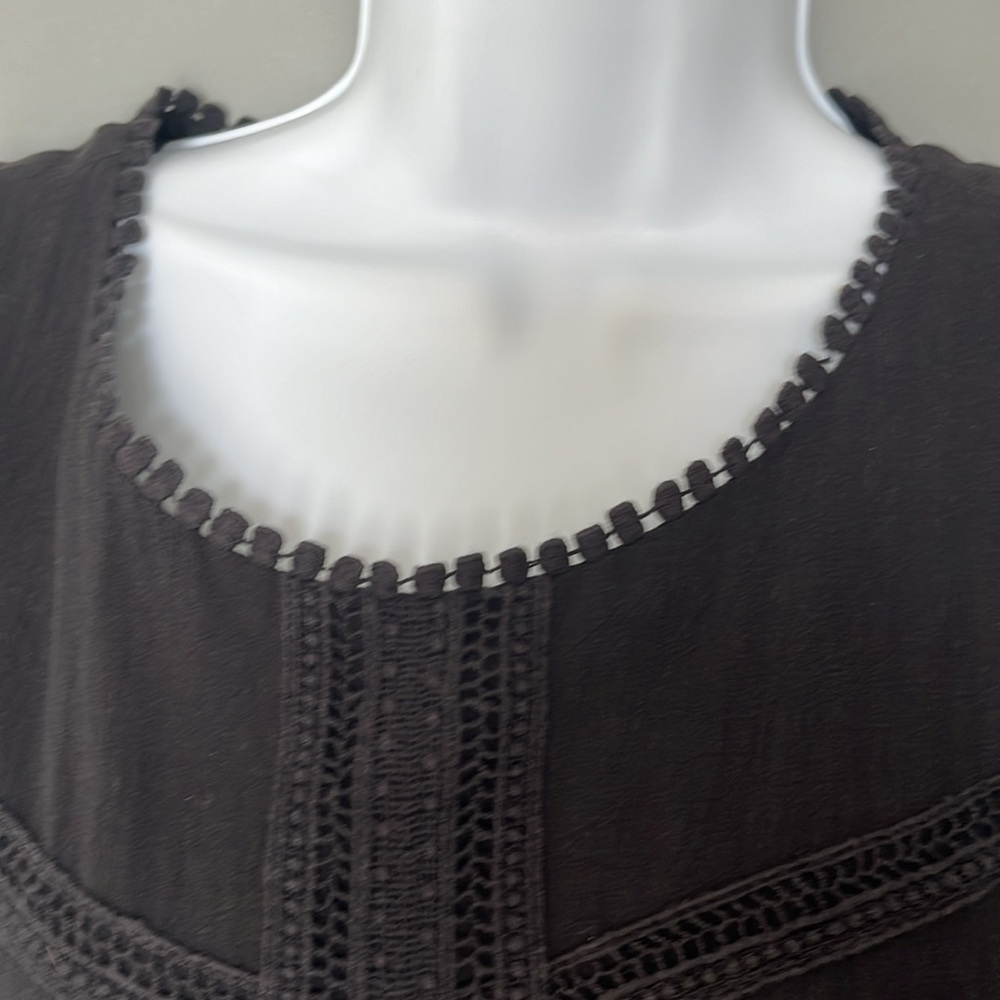 Loft Women’s Black Romper with pockets Size 4